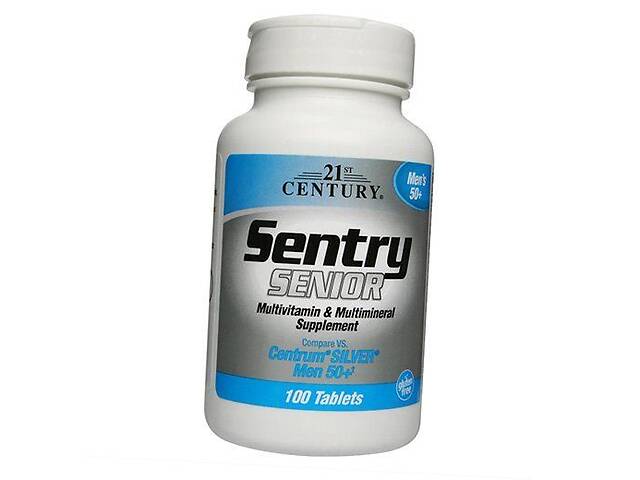 Витамины для мужчин 50 + Sentry Senior Men 50+ 21st Century 100таб (36440046)