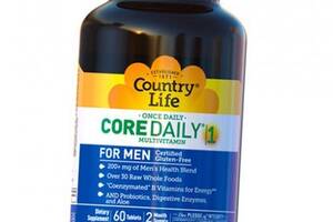 Витамины для мужчин Core Daily-1 For Men Country Life 60таб (36124022)