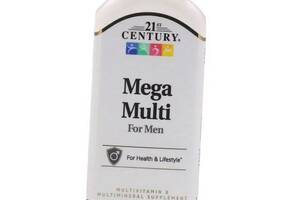 Витамины для мужчин Mega Multi For Men 21st Century 90таб (36440051)