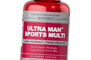 Вітаміни для чоловіків Ultra Man Sports Multivitamins Puritan's Pride 90каплет (36367125)