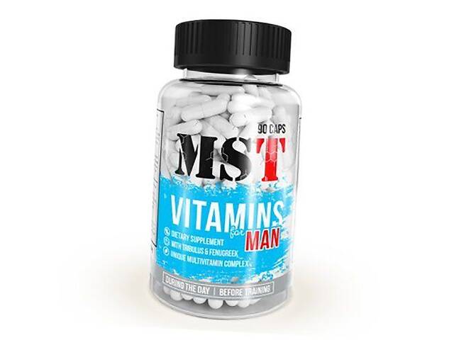 Витамины для мужчин Vitamins for Man MST 90капс (36288003)