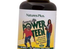 Витамины для подростков Power Teen Multivitamin Nature's Plus 180таб (36375039)