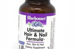 Витамины для волос и ногтей Ultimate Hair & Nail Formula Bluebonnet Nutrition 90вегкапс (36393046)