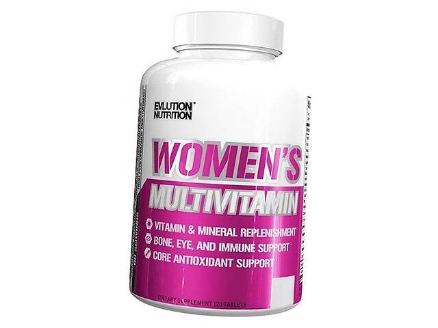 Витамины для женщин Evlution Nutrition Women's Multivitamin 120 таб (36385002)