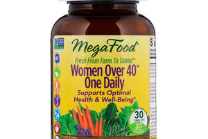 Витамины для женщин MegaFood Women Over 40+ 30 таблеток (8102)