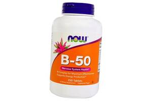 Витамины группы В B-50 Tab Now Foods 250таб (36128393)