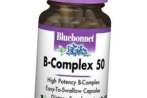 Витамины группы В B-complex 50 Bluebonnet Nutrition 50вегкапс (36393020)