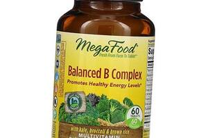 Вітаміни групи В, Balanced B Complex, Mega Food 60таб (36343026)