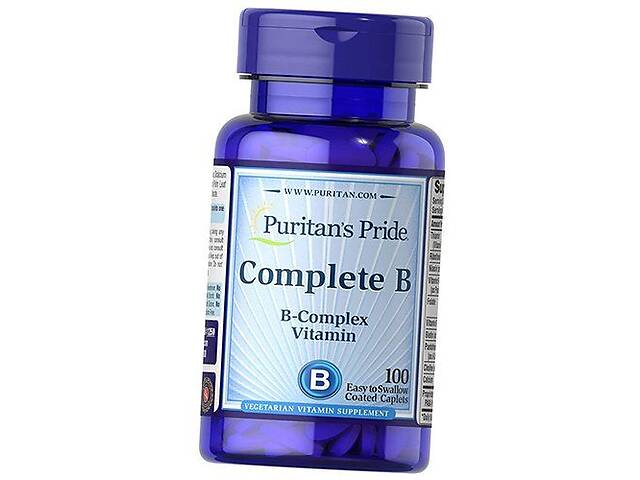Витамины группы В Complete B Puritan's Pride 100каплет (36367186)