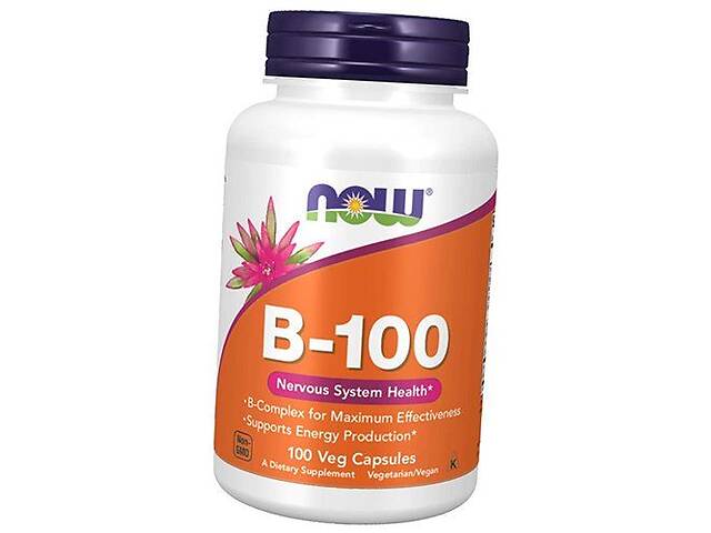 Витамины группы В Vitamin B-100 Now Foods 100вегкапс (36128020)