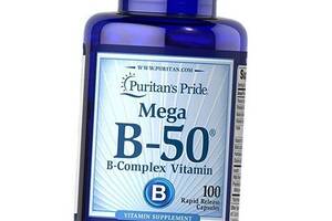 Витамины группы В Vitamin B-50 Complex Caps Puritan's Pride 100капс (36367222)