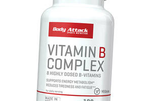 Витамины группы В Vitamin B-Complex Body Attack 100капс (36251006)