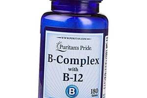 Вітаміни групи В Vitamin B-Complex with B-12 Puritan's Pride 180таб (36367002)