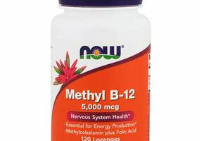 Витамины Now Foods Methyl B-12 5,000mcg 90 vcaps (1086-2022-10-2567)