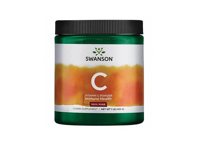 Витамины Swanson 100% Pure Vitamin C Powder 454g16oz (1086-100-41-6834782-20)