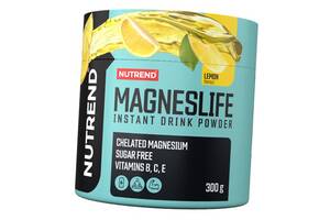 Витамины и минералы для регидратации и стимуляции энергии Nutrend Magneslife Instant Drink Powder 300 г Лимон (15119011)