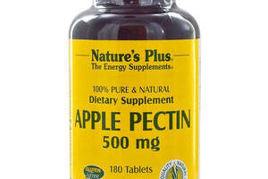 Яблочный уксус Nature's Plus Apple Pectin 500 mg 180 Tabs