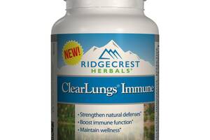 Иммуностимулирующий Комплекс для Поддержки Легких Clear Lungs RidgeCrest Herbals 60 гелевых капсул