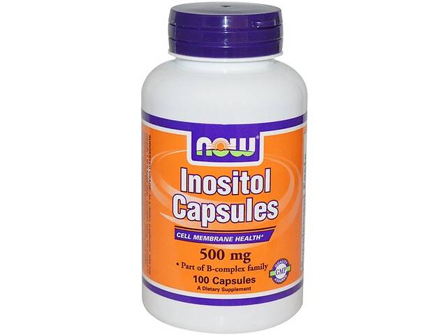 Инозитол NOW Foods Inositol 500 mg 100 Caps