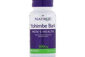 Йохимбе Natrol Yohimbe Bark 500 mg 90 Caps