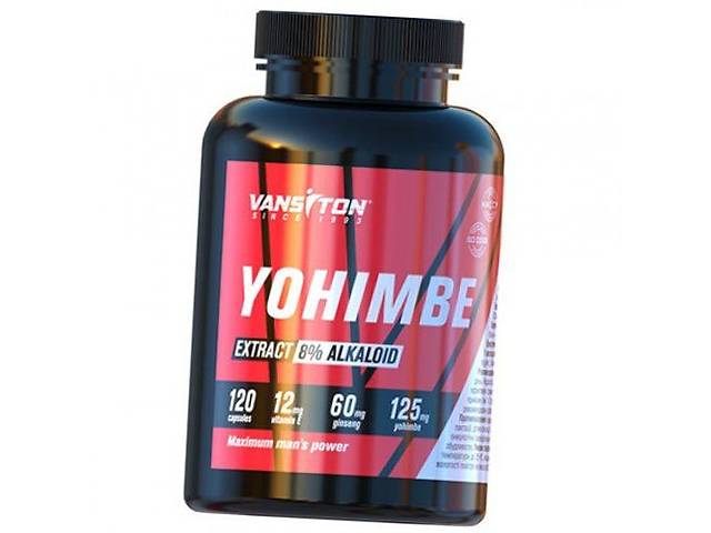 Йохимбе с Женьшенем Yohimbe Vansiton 120капс (08173001)