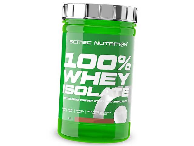 Изолят 100% Whey Isolate Scitec Nutrition 700г Шоколад (29087008)