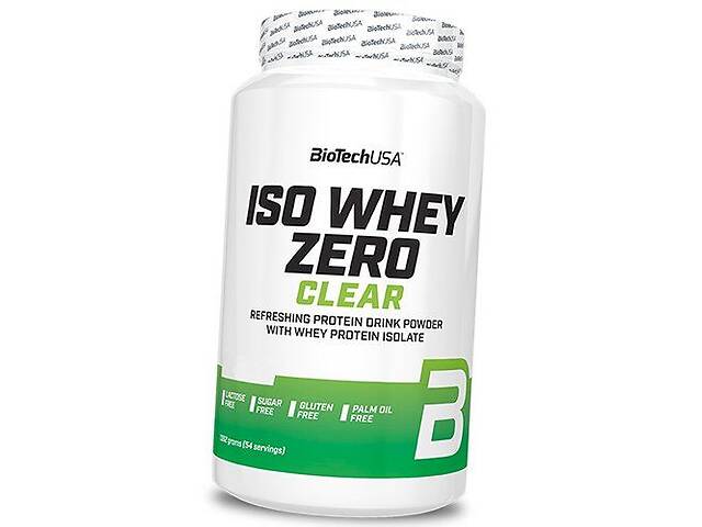 Изолят без сахара жира лактозы и глютена Iso Whey Zero Clear BioTech (USA) 1362г Тутти фрутти (29084025)