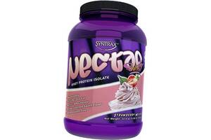 Изолят без сахара жира лактозы и глютена Syntrax Nectar Sweets 907 г Клубничный мусс (29199012)