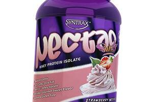 Изолят без сахара жира лактозы и глютена Syntrax Nectar Sweets 907 г Клубничный мусс (29199012)