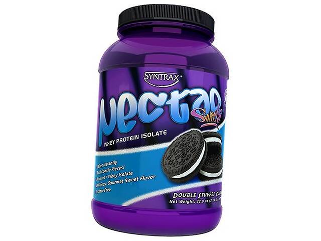 Изолят без сахара жира лактозы и глютена Syntrax Nectar Sweets 907 г Двойное печенье (29199012)