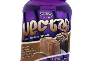 Изолят без сахара жира лактозы и глютена Syntrax Nectar Sweets 907 г Шоколадный трюфель (29199012)