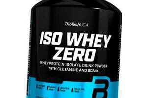 Ізолят, Протеїн для схуднення, Iso Whey Zero, BioTech (USA) 2270г Солона карамель (29084003)