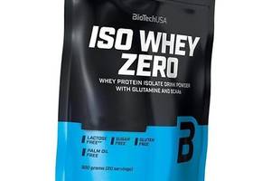 Ізолят, Протеїн для схуднення, Iso Whey Zero, BioTech (USA) 500г Білий шоколад (29084003)