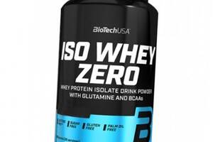 Ізолят, Протеїн для схуднення, Iso Whey Zero, BioTech (USA) 908г Кокос (29084003)