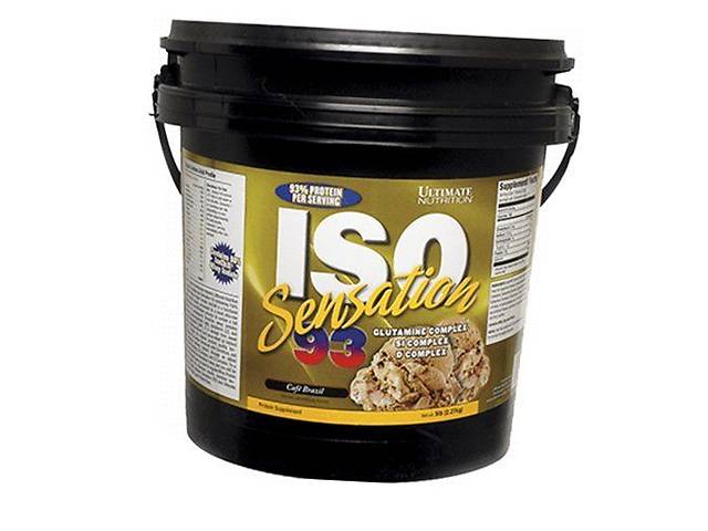 Изолят Сывороточного Протеина ISO Sensation Ultimate Nutrition 2270г Кофе (29090001)