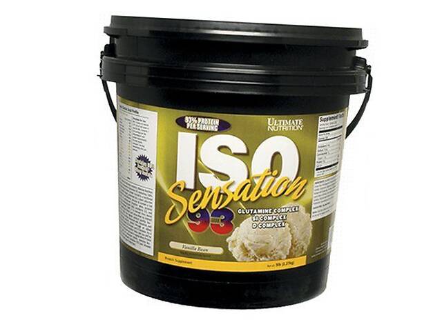 Изолят Сывороточного Протеина ISO Sensation Ultimate Nutrition 2270г Ваниль (29090001)