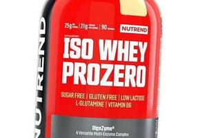 Ізолят Сироваткового Протеїну з низьким вмістом лактози Iso Whey Prozero Nutrend 2250г Полуничний чізкейк (29119012)