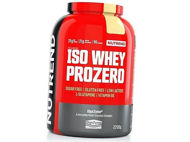 Изолят Сывороточного Протеина с низким содержанием лактозы Iso Whey Prozero Nutrend 2250 г Шоколадное пирожное (29119...