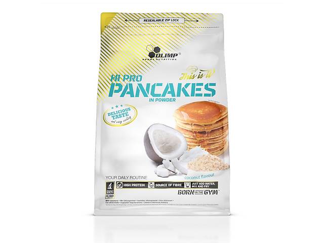 Заменитель питания Olimp Nutrition Hi Pro Pancakes 900 g 15 servings Coconut