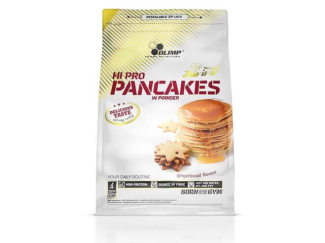 Заменитель питания Olimp Nutrition Hi Pro Pancakes 900 g /15 servings/ Gingerbread