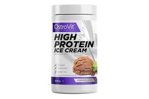 Заменитель питания OstroVit High Protein Ice Cream 400 g /8 servings/ Chocolate