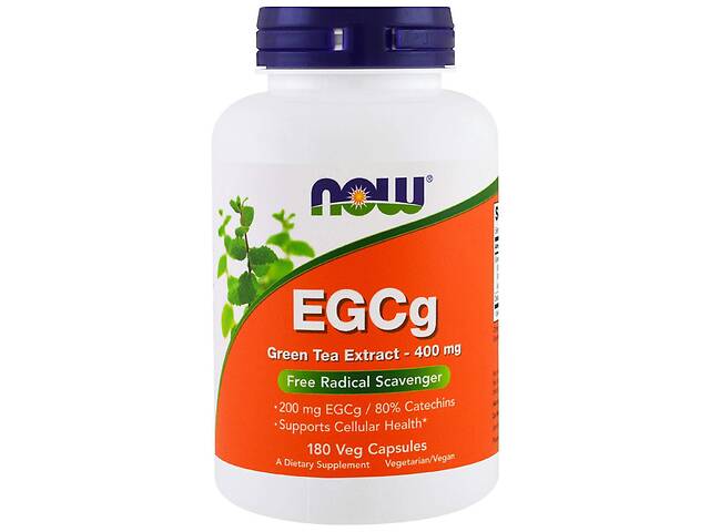 Зеленый чай EGCg (Green Tea) Now Foods экстракт 400 мг 180 капсул