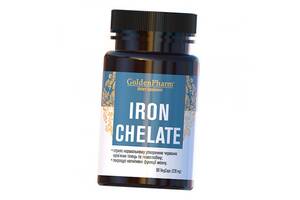 Железо Хелат Iron Chelate 28 Golden Pharm 90вегкапс (36519014)