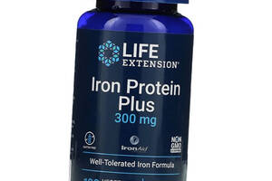 Железо Life Extension Iron Protein Plus 100 вегкапс (36346075)