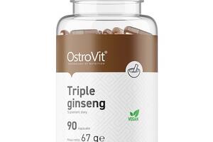 Женьшень OstroVit Triple Ginseng 90 Caps