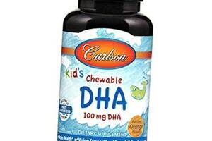 Жевательная ДГК для детей Kid's DHA Carlson Labs 60гелкапс Апельсин (67353008)