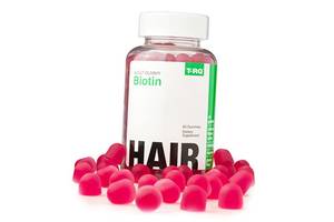 Жевательный биотин для волос T-RQ Biotin 60 таб Клубника (36535002)