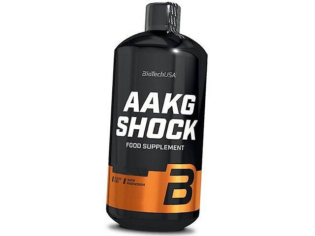 Жидкая форма ААКГ с магнием AAKG Shock BioTech (USA) 1000мл Вишня (27084002)