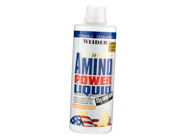 Жидкие Концентрированные Аминокислоты Amino Power Liquid Weider 1000мл Мандарин (27089007)