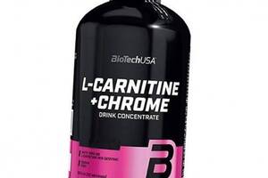 Жидкий карнитин с хромом BioTechUSA L-Carnitine + Chrome Drink Concentrate 500 мл Апельсин (02084001)